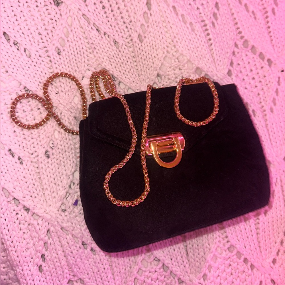 Elegant Black Chain Shoulder Bag
